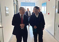 浦东新区管幼军副区长一行来BB贝博调查领导工作