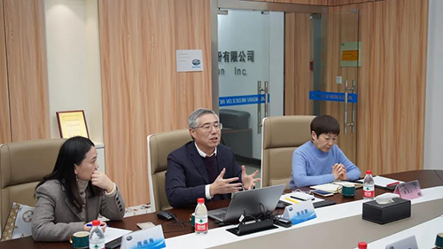 BB贝博生物医药首创人&CEO陈春麟博士，药效部执行主任董文心博士，公司事务部总监周南梅等