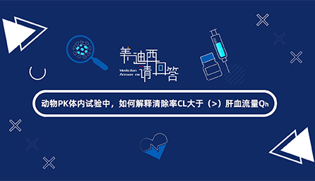 动物PK体内试验中，若何诠释断根率CL大于肝血流量Qh