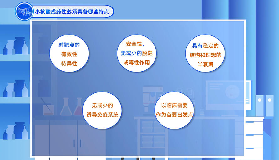 幼核酸成药性必须具备哪些特点？