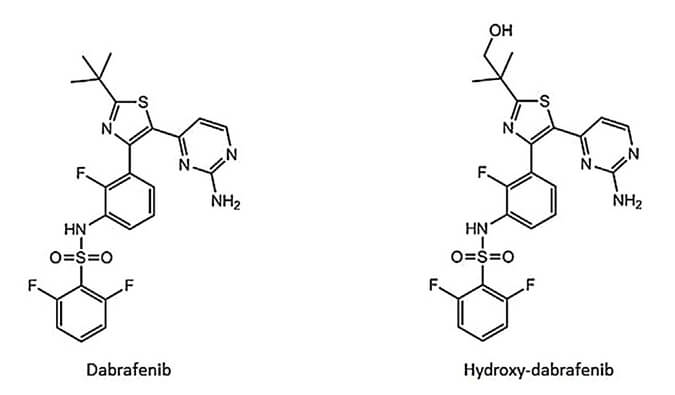 开发并验证新的LC-MS/MS步骤，用于定量人血浆中达拉非尼及其重要代谢物羟基达拉非尼 (OHD)。本钻研中OHD(纯度>99%)通过BB贝博合成