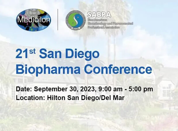 9月30日，BB贝博陈春麟博士将出席第21届圣地亚哥生物造药大会